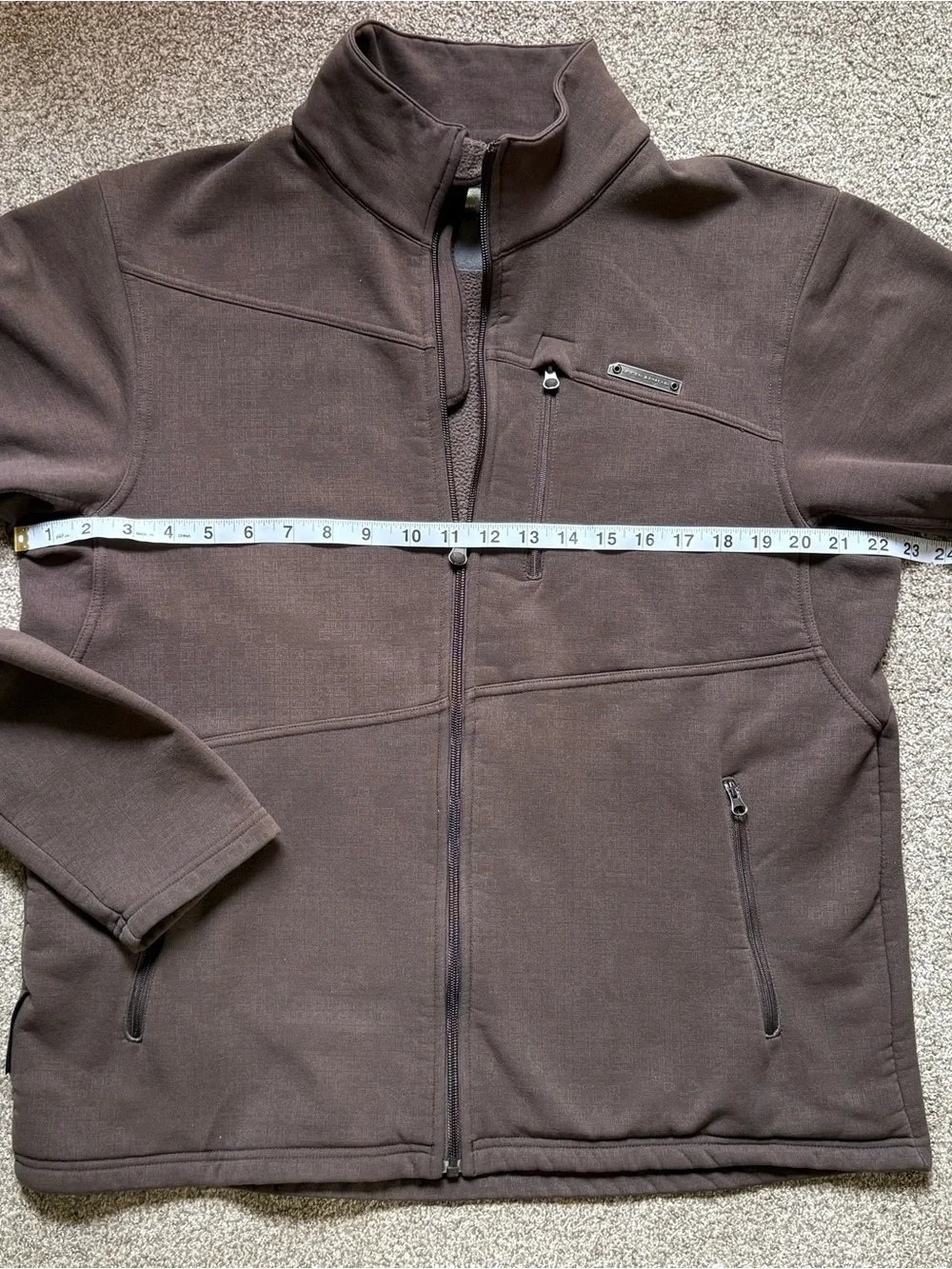 Under Armour Men’s Large Brown Full Zip Performance Jacket